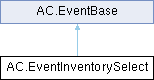 Adventure Creator: AC.EventInventorySelect Class Reference