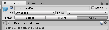 Creating an Inventory bar in Unity UI | Adventure Creator